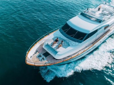 3-5 Hour Birthday Party 82ft Yacht With Cake, Decorations & Drinks Included – Dinner & Inflatables/Slides Optional – (Up to 50PAX)