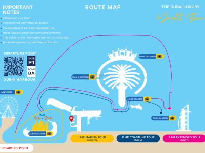 EXTENDED BURJ YACHT TOUR - 3HRS (With Food & Drinks)