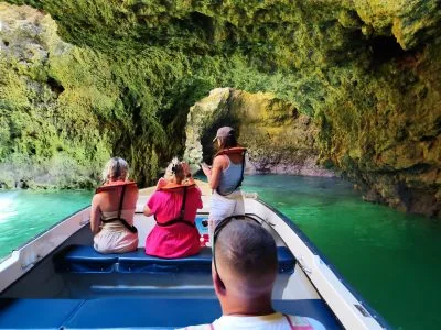 Boat Rental with Local Skipper to Visit the Coast of Lagos (includes Cave Tour, Swimming, Snorkeling & Relaxing)