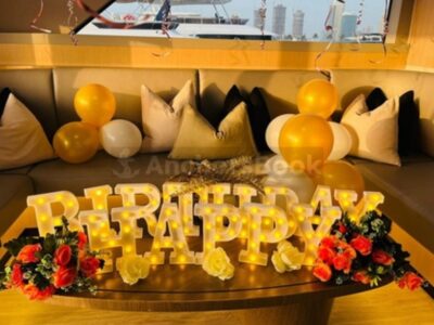 3-5 Hour Birthday Party 56ft 24PAX L Yacht - Includes: 🎂Cake, 🎈Decorations, 🥂Unlimited Alcohol & Soft Drinks