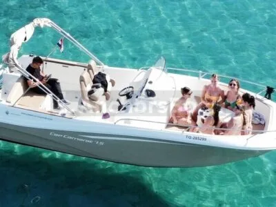 Spacious Jeanneau 7.5 CC Boat Rental – Trogir Adriatic Escape for Up to 12 People