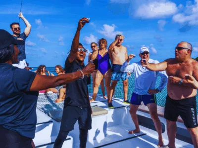 Punta Cana Catamaran Party– Snorkeling, Open Bar, Music & Pickup