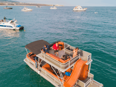 Cabo San Lucas Private 2 Deck Yacht with Drinks