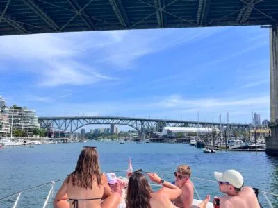 Vancouver Yacht Charter on Sunny Greet
