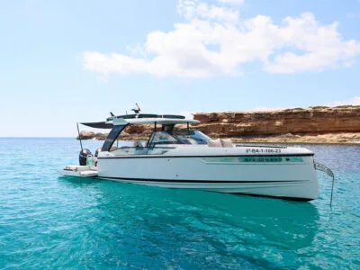 Ibiza Private Charter – Saxdor 320 GTO with Expansive Sun Decks