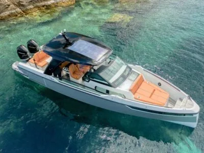 Ibiza Private Charter – Saxdor 320 GTO with Expansive Sun Decks