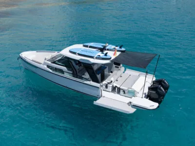 Ibiza Private Charter – Saxdor 320 GTO with Expansive Sun Decks