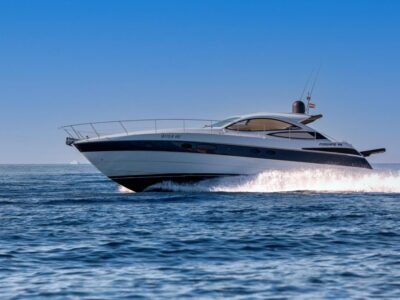 Luxury Pershing 46 Motor Yacht Charter in Hvar, Croatia – Full-Day Private Cruise for 10 with Skipper & Hostess