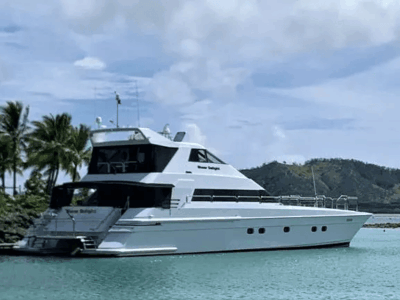 Sheer Delight – 78ft Luxury Power Catamaran Charter in Fiji