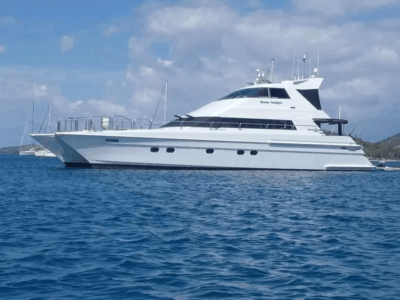 Sheer Delight – 78ft Luxury Power Catamaran Charter in Fiji