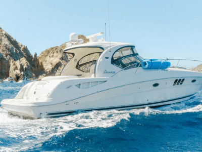 All Inclusive 45' Sea Ray Sundancer Premium Yacht Charter in Cabo San Lucas | Captain Included