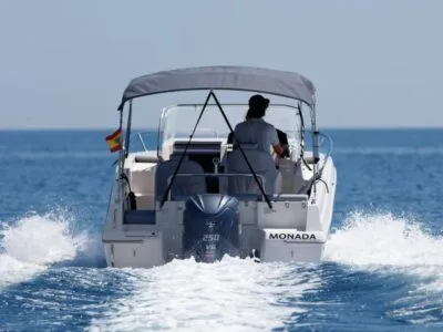 Ibiza Private Charter on Pacific Craft 700 – Dual Sundecks & Cabin Comfort