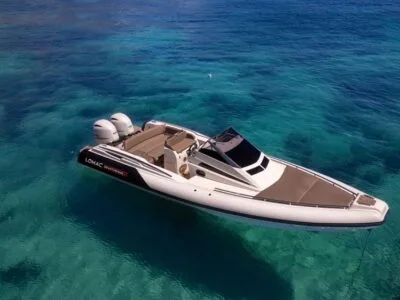 Ibiza Day Boat Charter – LOMAC 850 GT with Skipper Option