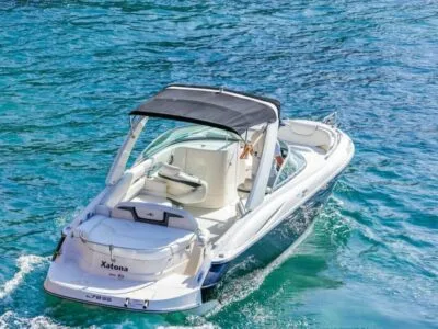 Ibiza Private Boat Hire – Monterey 278 SS with Sun Decks