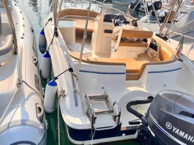 Private Eolo 150HP Boat Rental in Ksamil, Albania | 2015 Motorboat for Island Hopping & Coastal Cruises