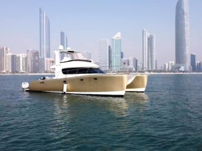 Abu Dhabi Catamaran Charter | 55ft Private Yacht with Onboard BBQ