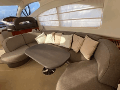 Explore Orikum by Sea on the Classic Azimut 46 Motor Yacht