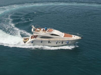 Luxury Aicon 52 Yacht Charter from Orikum Along the Albanian Riviera