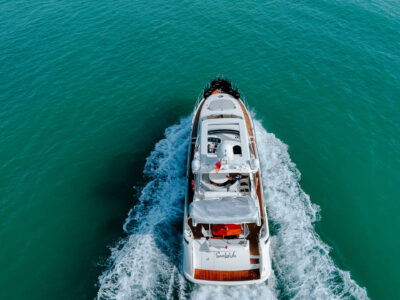 Luxury Azimut 68Ft Private Yacht Charter in Sarandë – Explore Albania’s Stunning Coastline