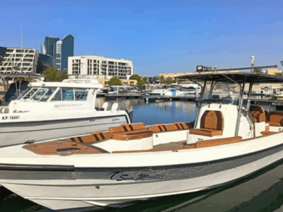 Fishing Tour with Island BBQ in Abu Dhabi | Private Center Console Boat