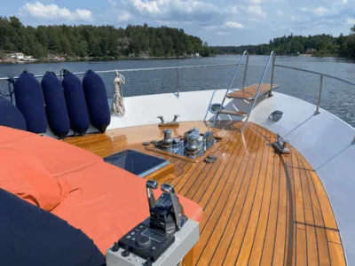 Private Luxury Yacht Charter in the Stockholm Archipelago | M/Y Merceditas for Cruises, Dining & Events
