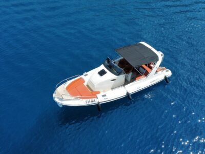 Private Aquamax B-27F Boat Rental in Makarska, Croatia | Perfect for Island Hopping & Coastal Cruises