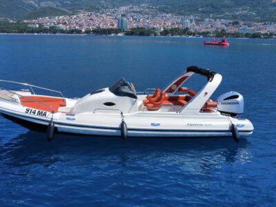 Private Aquamax B-27F Boat Rental in Makarska, Croatia | Perfect for Island Hopping & Coastal Cruises