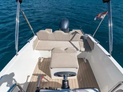 Speedy Cayman 585 Deluxe Charter from Trogir – Comfort, Speed & Island Hopping