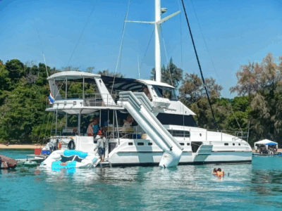 Blue Lagoon 70 Luxury Catamaran with Jacuzzi, Waterslide and Wi-Fi in Thailand