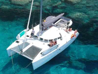 Private Lagoon 380 Catamaran for Private Cruises, Weddings & Getaways in Malta