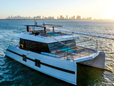 Experience a Private Floating Resort on the 70’ Sunreef Catamaran