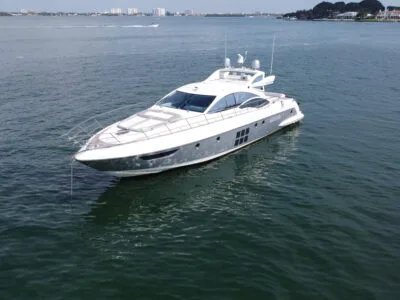 Luxury 62’ Azimut Sport Yacht Charter from Bayside Marina + Open Bar & Jet Ski