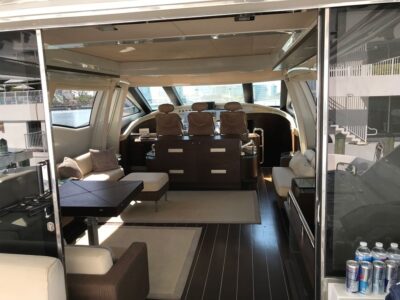 112' Custom Privilege Superyacht Charter in Miami | 2 Jacuzzis, Sauna, Jet Skis & Aquabana Included | AnchorsBook Photo 86’ Azimut Skydeck Experience | North Bay Village Luxury Cruise on the Water