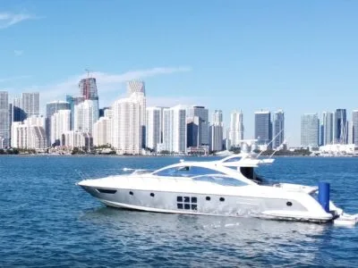 Luxury 62’ Azimut Sport Yacht Charter from Bayside Marina + Open Bar & Jet Ski