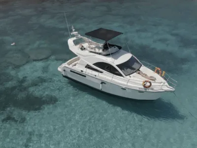 Explore Latchi Aboard the Rodman 38 Flybridge Yacht