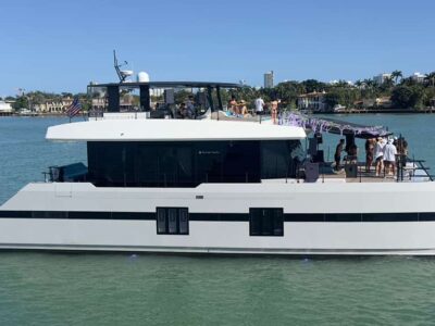 Experience a Private Floating Resort on the 70’ Sunreef Catamaran