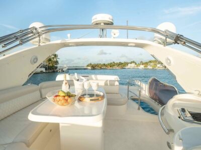 112' Custom Privilege Superyacht Charter in Miami | 2 Jacuzzis, Sauna, Jet Skis & Aquabana Included | AnchorsBook Photo 65’ Azimut Luxury Escape | Private Miami Yacht Experience from North Bay Village