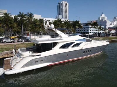Ultimate Miami Superyacht Charter | 105ft Azimut Grande with Jacuzzi