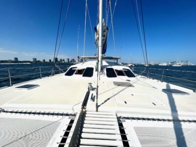 Set Sail in Miami Aboard the Spacious 48ft Leopard Sailing Catamaran