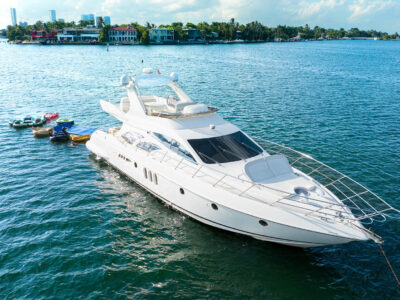 Luxury Flybridge Experience Aboard the 65ft Azimut U in Miami