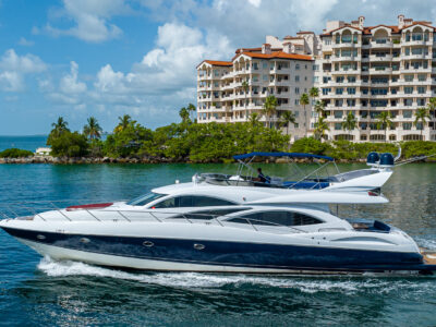 Luxury Superyacht Charter Aboard the 80ft Sunseeker Sport Yacht in Miami