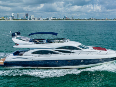 Luxury Superyacht Charter Aboard the 80ft Sunseeker Sport Yacht in Miami