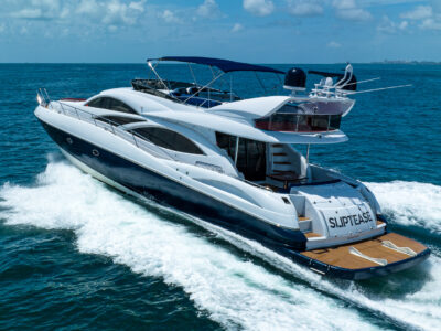 Luxury Superyacht Charter Aboard the 80ft Sunseeker Sport Yacht in Miami