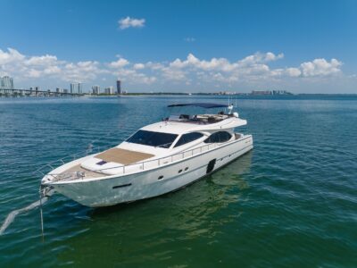 Superyacht Luxury in Miami | 85ft Ferretti with On-Deck Jacuzzi