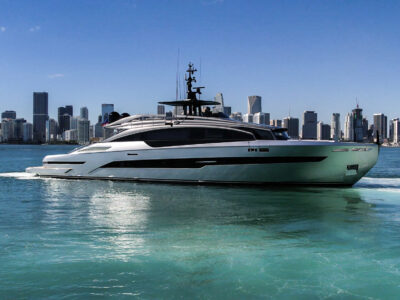 Command Miami Waters Aboard the 116ft Pershing Superyacht