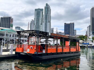 Celebrate Miami in Style Aboard the 50ft Champagne Showers Yacht