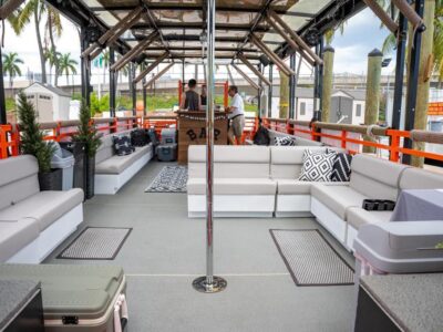 Celebrate Miami in Style Aboard the 50ft Champagne Showers Yacht