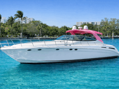 Make a Statement on Miami Waters Aboard the 60ft Pink Sea Ray Yacht