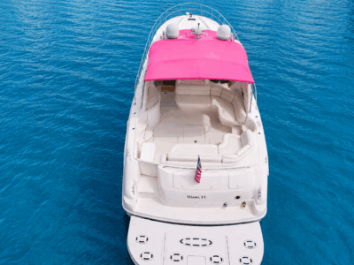 Make a Statement on Miami Waters Aboard the 60ft Pink Sea Ray Yacht