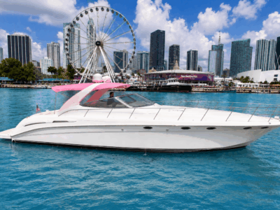 Make a Statement on Miami Waters Aboard the 60ft Pink Sea Ray Yacht